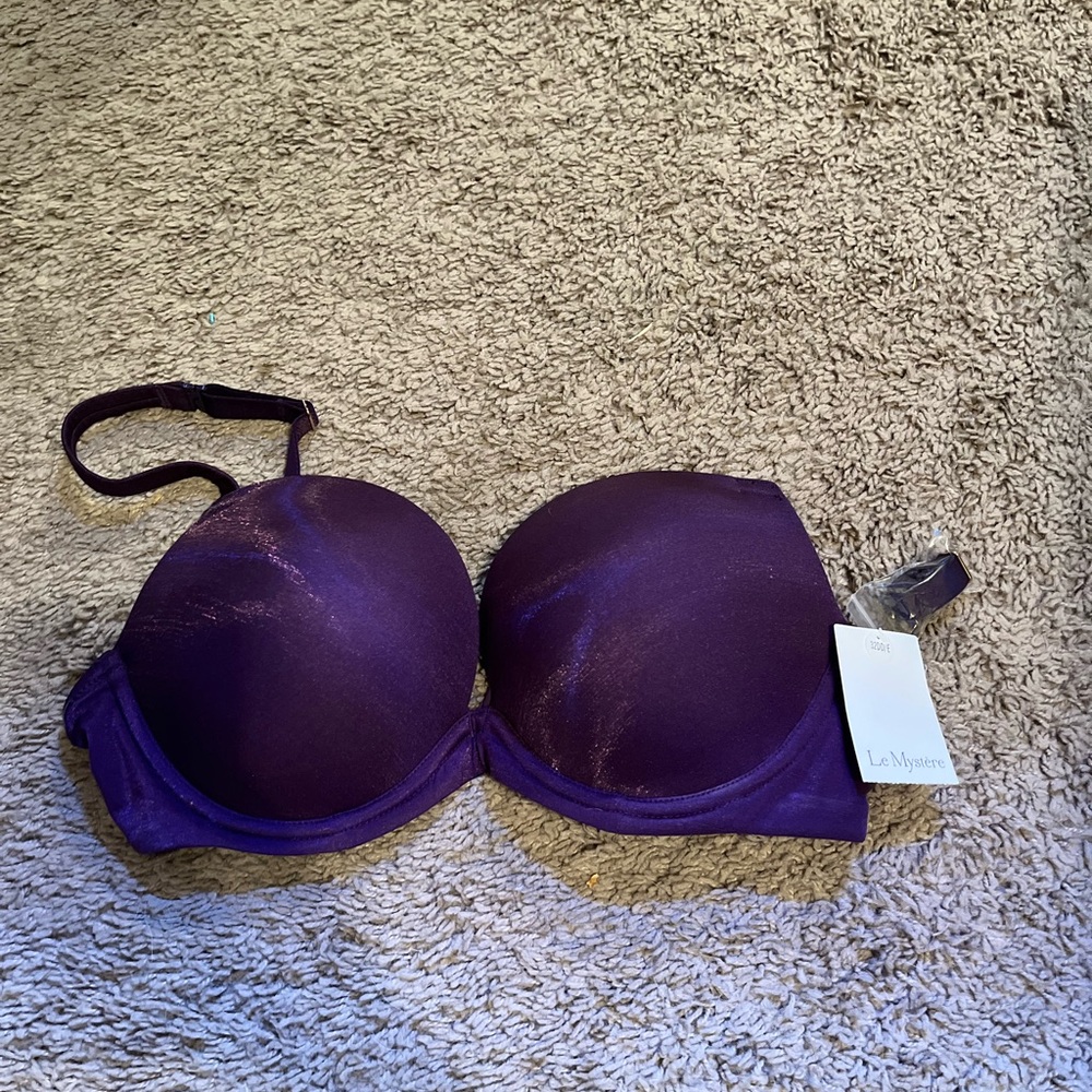 Le Mystere Elegant Deep Purple Bra